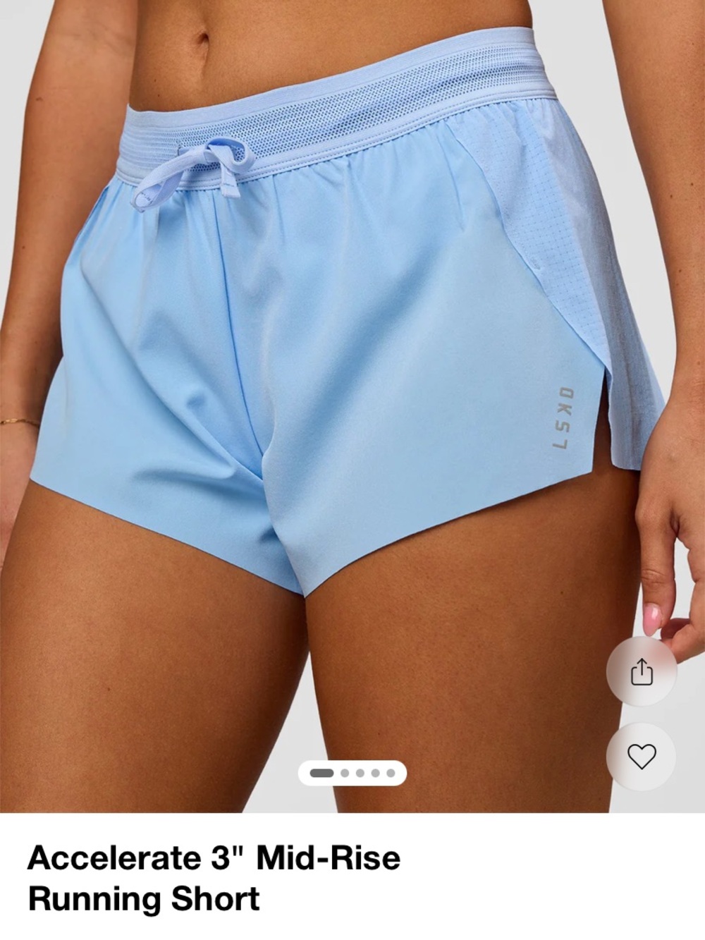 LSKD mid rise accelerate short size XS in Open Air